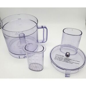 Braun Multipractic Food Processor Lid and Pusher fits Bowl 4258 4259 4261 4162